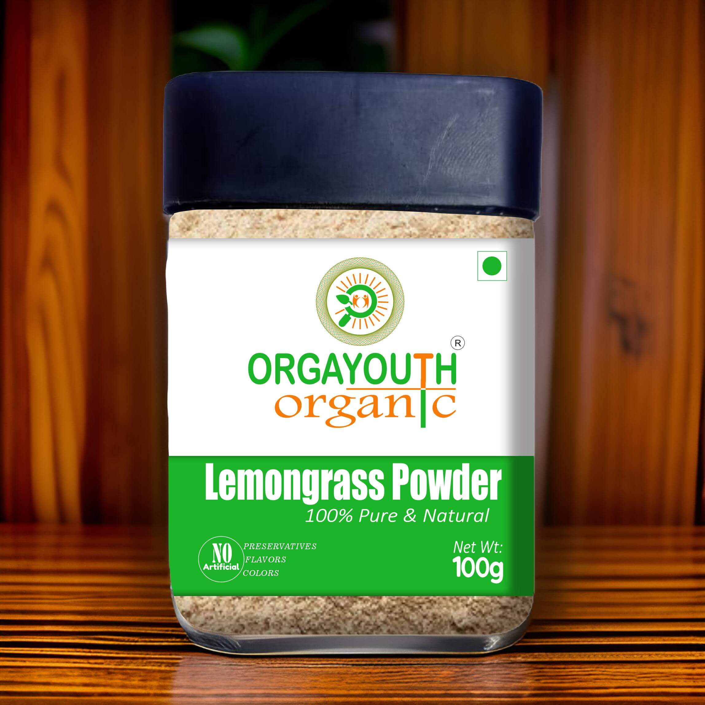 Organic Lemongrass Powder 100GM – Supports Digestion, Detoxifies & Enhances Wellness